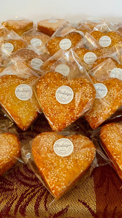 Quesadilla Salvadoreña Corazones (50 unidades) - Hearts Salvadoran Quesadilla (50 Individually Wrapped)