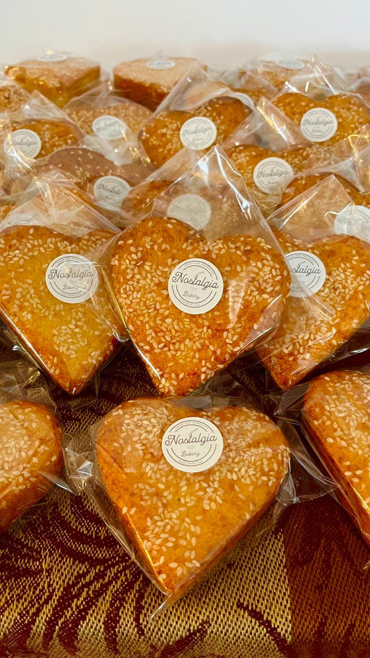 Quesadilla Salvadoreña Corazones (50 unidades) - Hearts Salvadoran Quesadilla (50 Individually Wrapped)